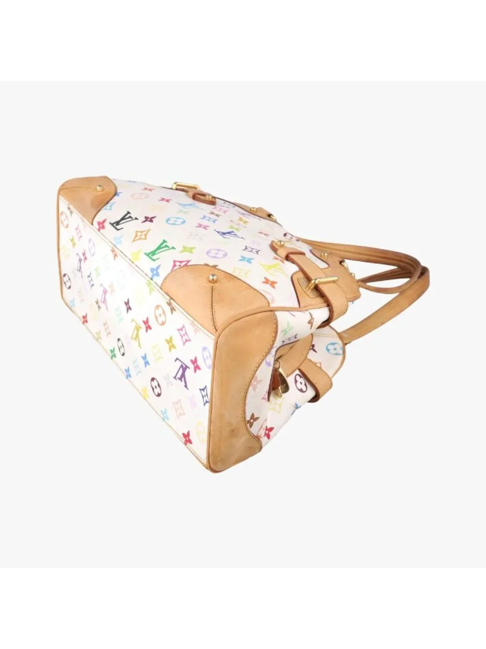 Louis Vuitton Claudia Blanc Monogram Multicolor Shoulder Bag